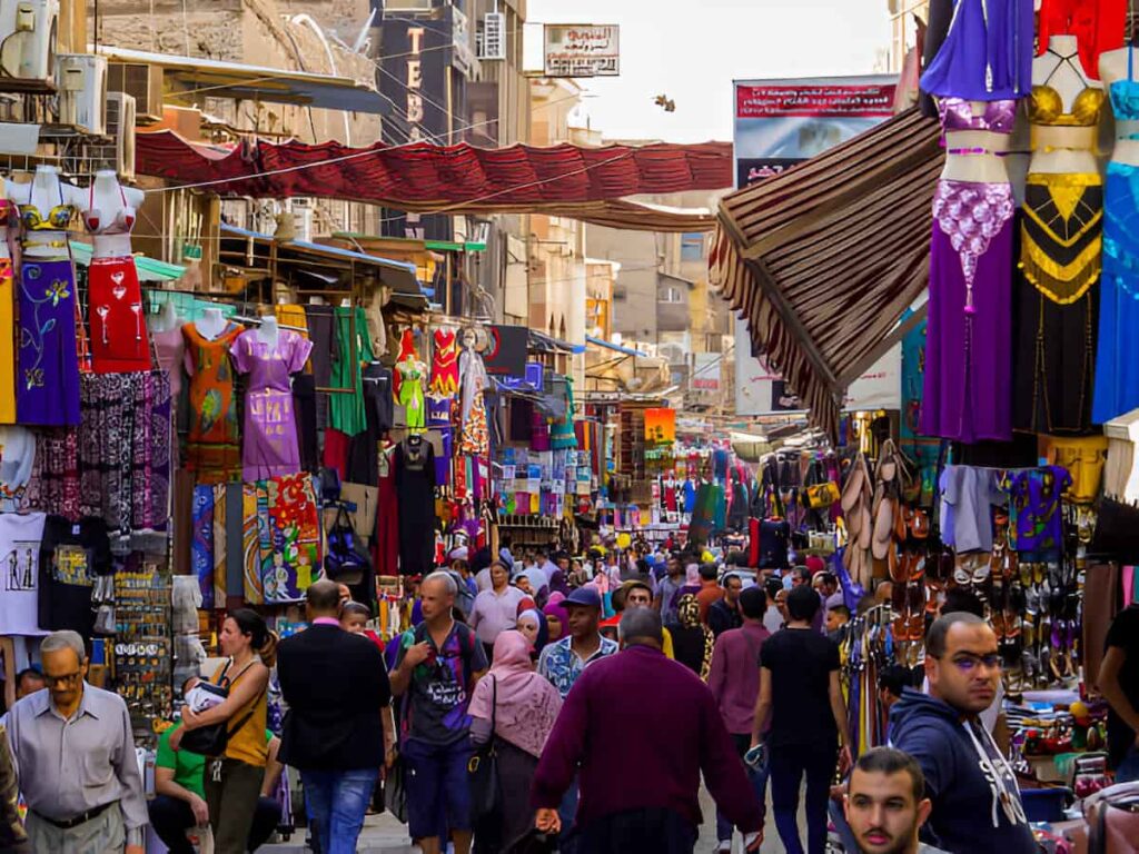 Picturesque of Al-Muizz Street in the old Cairo.