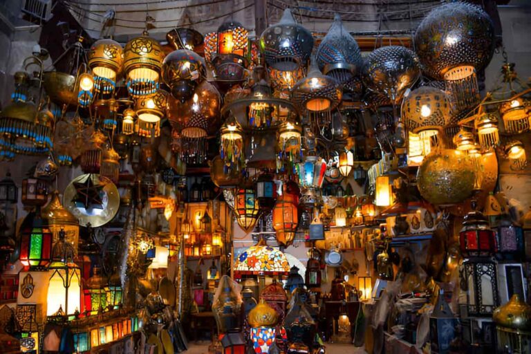 Local and foreign merchants have been trading at Khan el-Khalili souk since the 14th