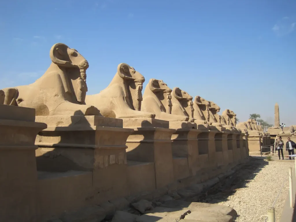 The Avenue of Sphinxes