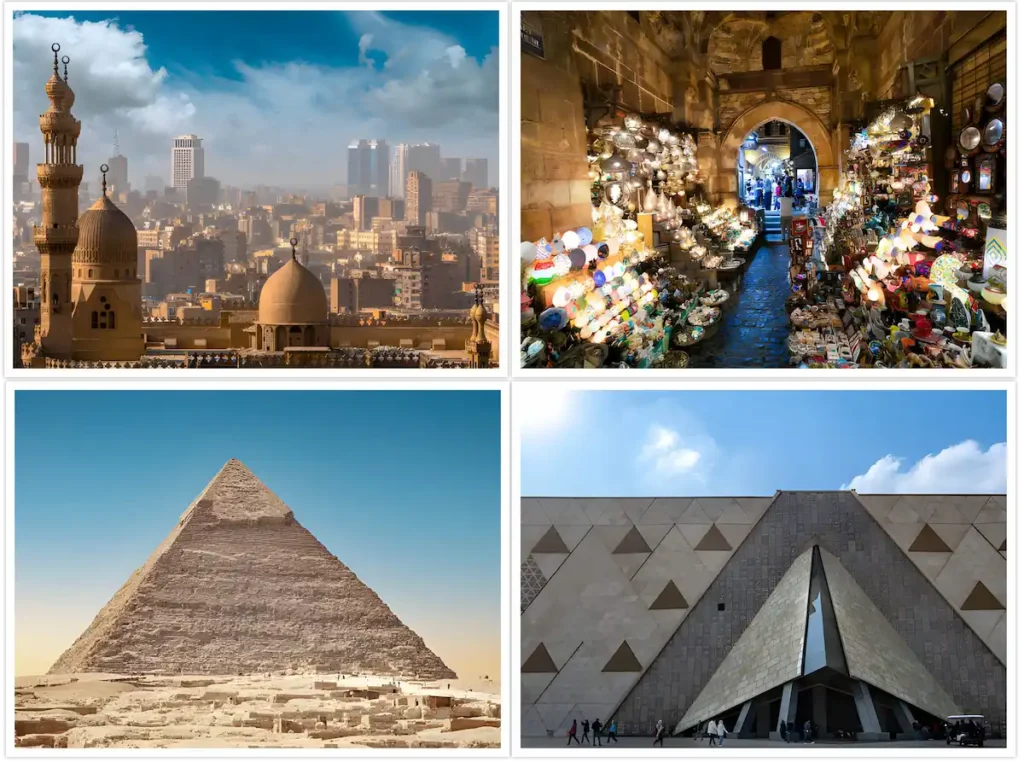 Collage about Cairo Attractions