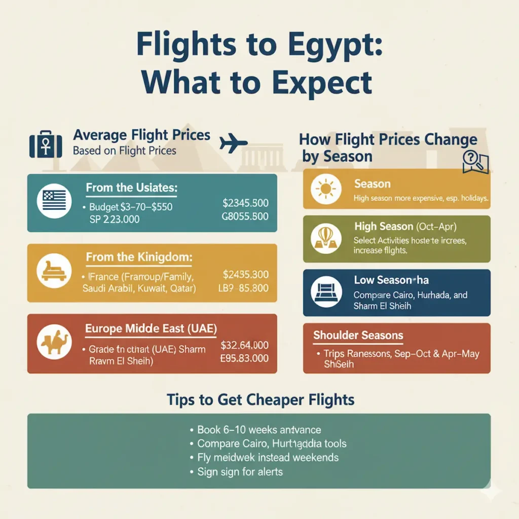 Flights to Egypt: What to Expect