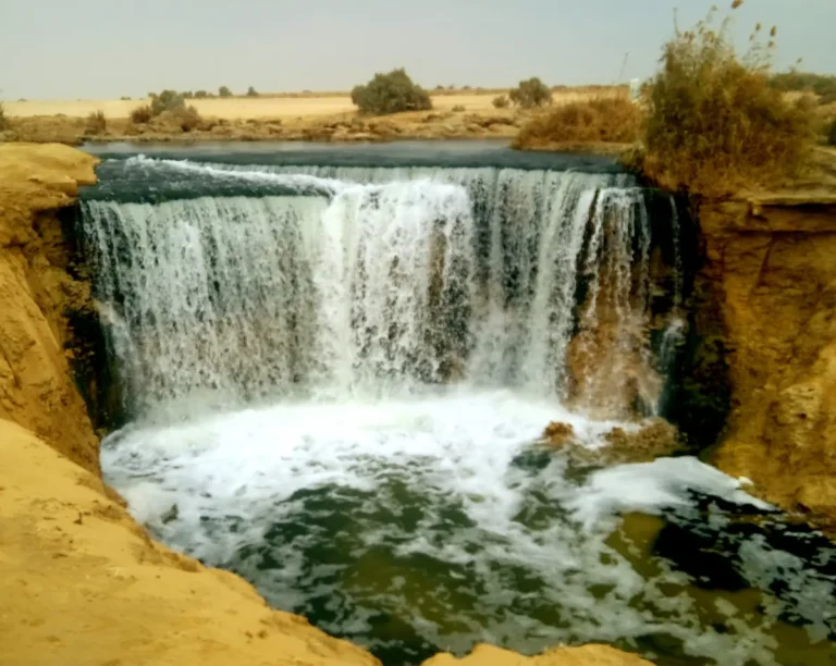 Waterfall in Wadi El Rayan
