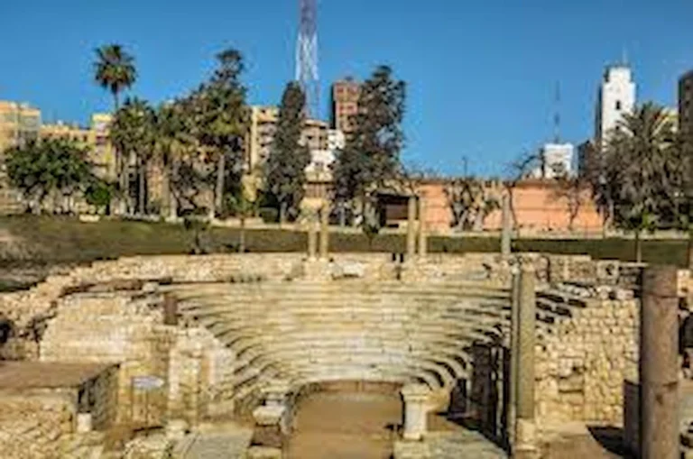 the Roman Amphitheater in Alexandria