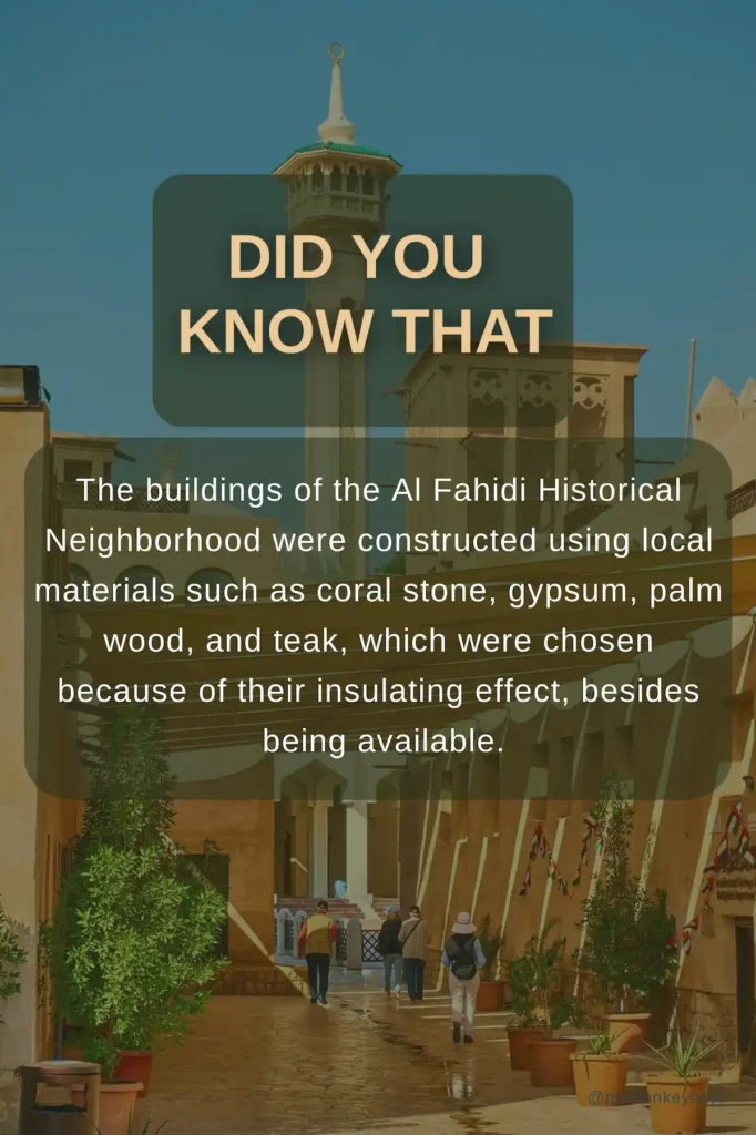 an info graphic about Traditional Architecture in Al Fahidi