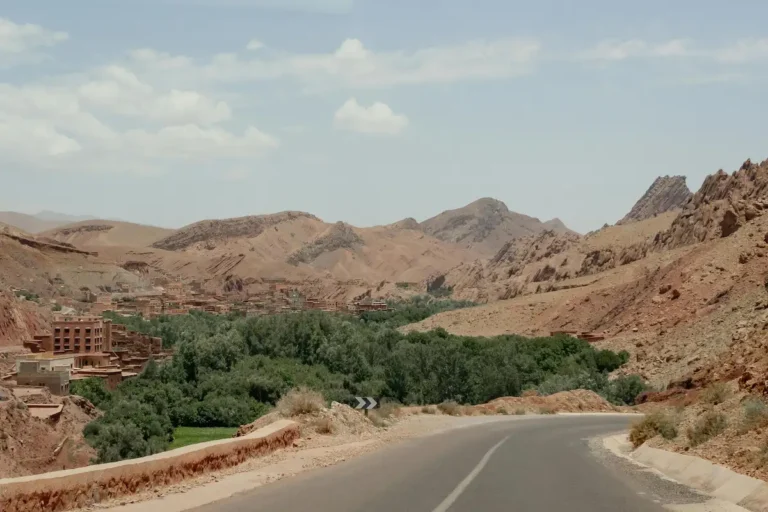 Scenic Road Through Boumalne Dades, Morocco