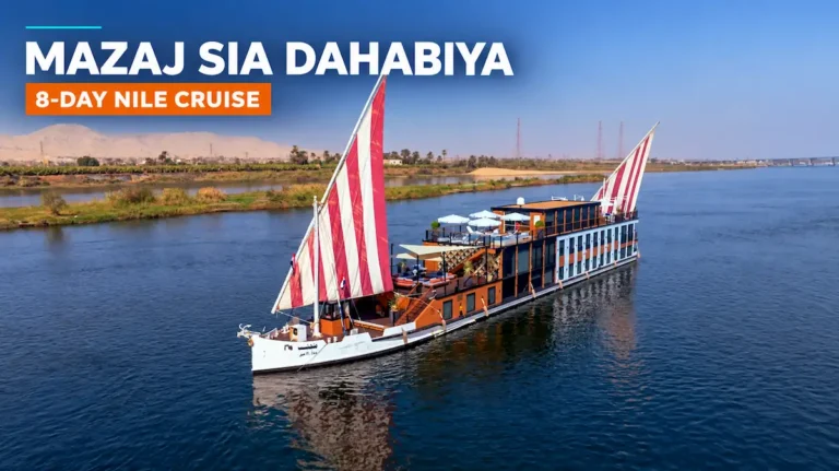 Mazaj Sia Dahabiya – 8-Day Nile Cruise Round Trip from Luxor