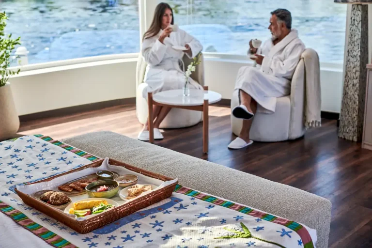 Spacious Seba Suite with panoramic Nile views and private seating